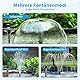 YAOBLUESEA Springbrunnenpumpe Fontäne Gartenpumpe Teichpumpe für Bachläufe, Wasserfälle, Spring-brunnen 20 Watt 1000L/H CHP-1000
