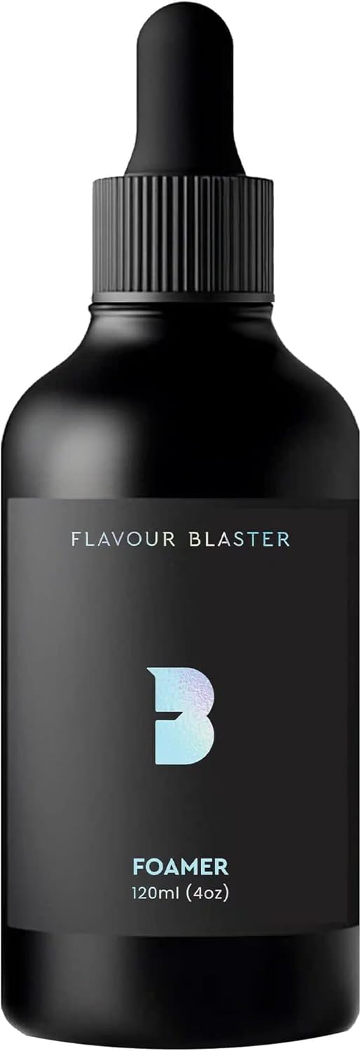 Flavour Blaster Schiuma per cocktail vegana, 120 ml (1 pezzo), aggiungi gocce al tuo shaker e crea facilmente bevande schiuma senza uova per cocktail e mocktail nei bar e a casa | Alternativa