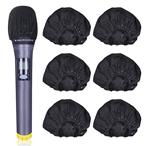 BILIONE Disposable Microphone Sanitary Windscreen, 120 Pcs Clean Non-Woven Fabrics Mic Covers, Perfect Replacement for Most Handheld Microphone BILIONE Disposable Microphone Sanitary Windscreen, 120 Pcs Clean Non-Woven Fabrics Mic Covers, Perfect Replacement for Most Handheld Microphone