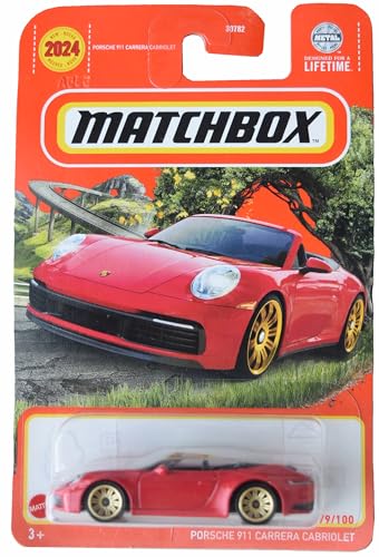 Matchbox Porsche 911 Carrera Cabriolet rojo