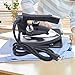 Industrial Gravity Feed Steam Iron with 3L Large Water Tank and Accessory Set 1200W Industrial Electric Steam Iron with Non-Stick Soleplate Temp Range 140~428°F for Hotel Dry Cleaner Garment Factories