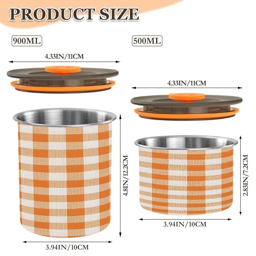 Envase hermético de acero inoxidable para café 17 oz miniatura 3