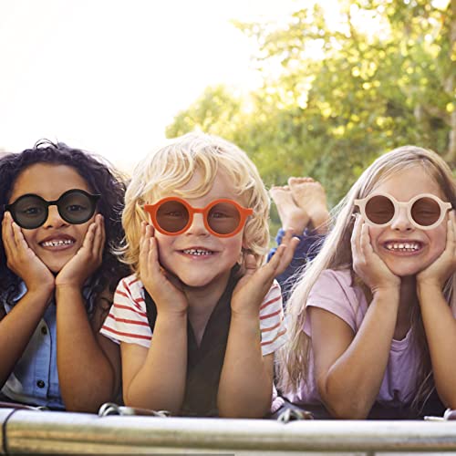 9 Pairs Kids Sunglasses Retro Cute Round Sunglasses For Kids Children Toddler Beach Sunglasses Uv400 Protection Sun Glasses For Boys Girls Age 3-10 #TOP5