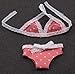 International Miniatures by Classics Dollhouse Miniature Pink Bikini 2 Piece