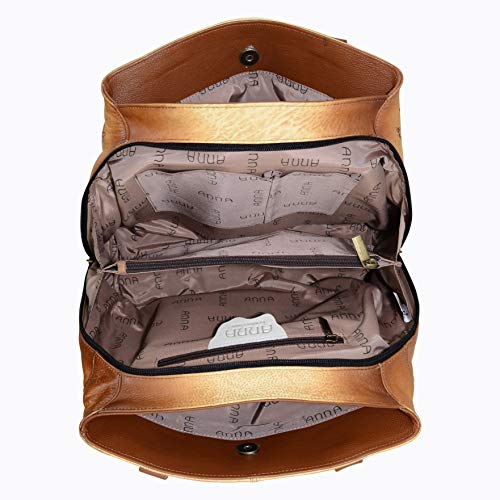 Anna By Anuschka Satchel Shoulder Handbag - Genuine Leather - Rustic Bouquet #TOP2