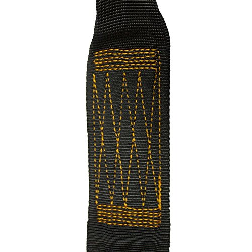 Image of Madaco Roof Construction Fall Protection Heavy Duty Industrial Safety Internal Shock Absorbing Pack 2FT Snap Hook Lanyard ANSI OSHA L-613-01