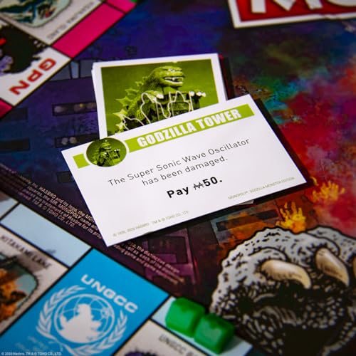 Monopoly: Godzilla juego de mesa coleccionable miniatura 5