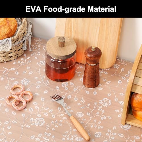Cooyes Shelf Liner – Premium Non-Adhesive Cabinet & Drawer Liner for Kitchen – Waterproof Shelf Paper with Modern Pattern – Durable EVA Cabinet Mat – Easy to Cut （11.8" W x 240" L） by Cooyes - Image 3