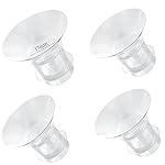 Flange Inserts 17mm for Medela,Spectra 24mm Shields/Flanges,Compatible with Momcozy S12 Pro/S9 Pro/S9/S12 Wearable Breast Pump,Reduce 24mm Nipple Tunnel Down to 17mm,4PCS