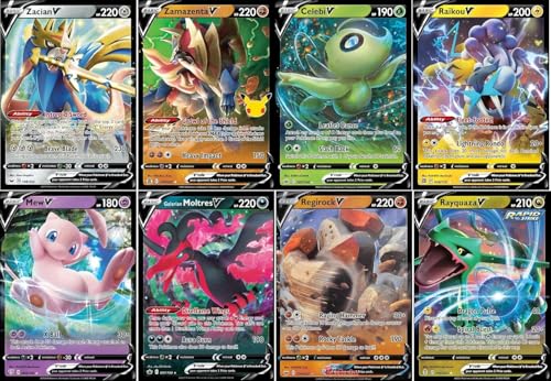 Image of Pokemoon TCG 50 Cardds Bundle | 5 Packs of 10 Random Collectible Trading Cardds | Surprise Cardd Set for Kids & Collectors (Vivid Voltage 5 Pack 50 Cards)