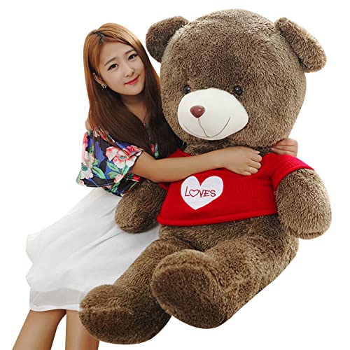 Ours en peluche géante ours ours ours en peluche rembourrée jouet en peluche de Saint Valentine surprises romantiques cadeau d'anniversaire
