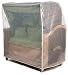Produktbild Universelle Strandkorb Schutzhülle | Transparente Strandkorbabdeckung mit 2 Reißverschlüssen | 100% Wasserfest & UV-stabilisiert | Maße 129x97(100)cm | Passend für Deko Vries Modell Comfort XL!