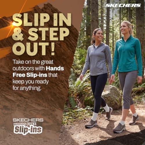 Image of Skechers Women's Hillcrest Sunapee | Suede & mesh upper with twin gore panels, Air-Cooled Memory Foam Insole, Heel Pillow holds your foot secure