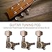 Guitar Tuning Peg, 6 Pcs Tuning Pegs Locking Tuners Machine Heads with Ferrules Screws for Acoustic Electric Guitar Accessory (6R)
