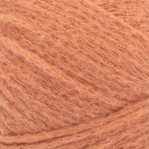 Image of Lion Brand Yarn, Feels Like Butta Soft Crochet Yarn, Sunset, Orange, 1 Pack