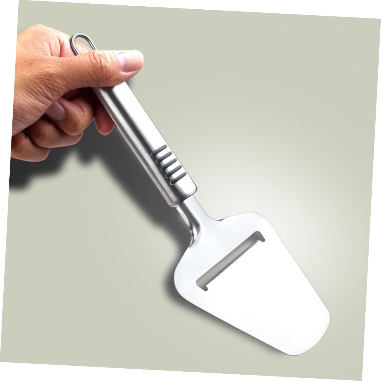 Cabilock Cheese Slicer Sever Pizza Serving Utensils Stainless Steel Cake Cutter Pie Cutter Pie Server Silver