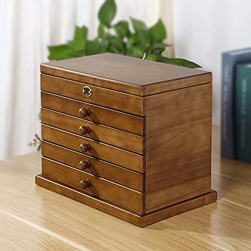 HHORB Extra Large Wooden Jewelry Box,Jewelry Organizer for Women,...
