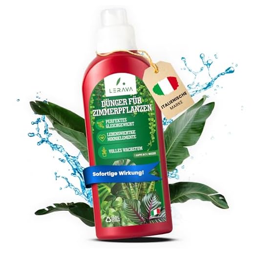 COMPO SANA Grünpflanzen- und Palmenerde mit 12 Wochen Dünger für alle Zimmer- und Balkonpflanzen sowie Palmen und Farne, Kultursubstrat, 10 Liter 15 LERAVA® Grünpflanzendünger - Flüssigdünger - 700ml flüssig Dünger Zimmerpflanzen - Fördert kräftiges Wachstum - Optimale Nährstoffversorgung - Universell Zimmerpflanzen Dünger - Hochwirksam