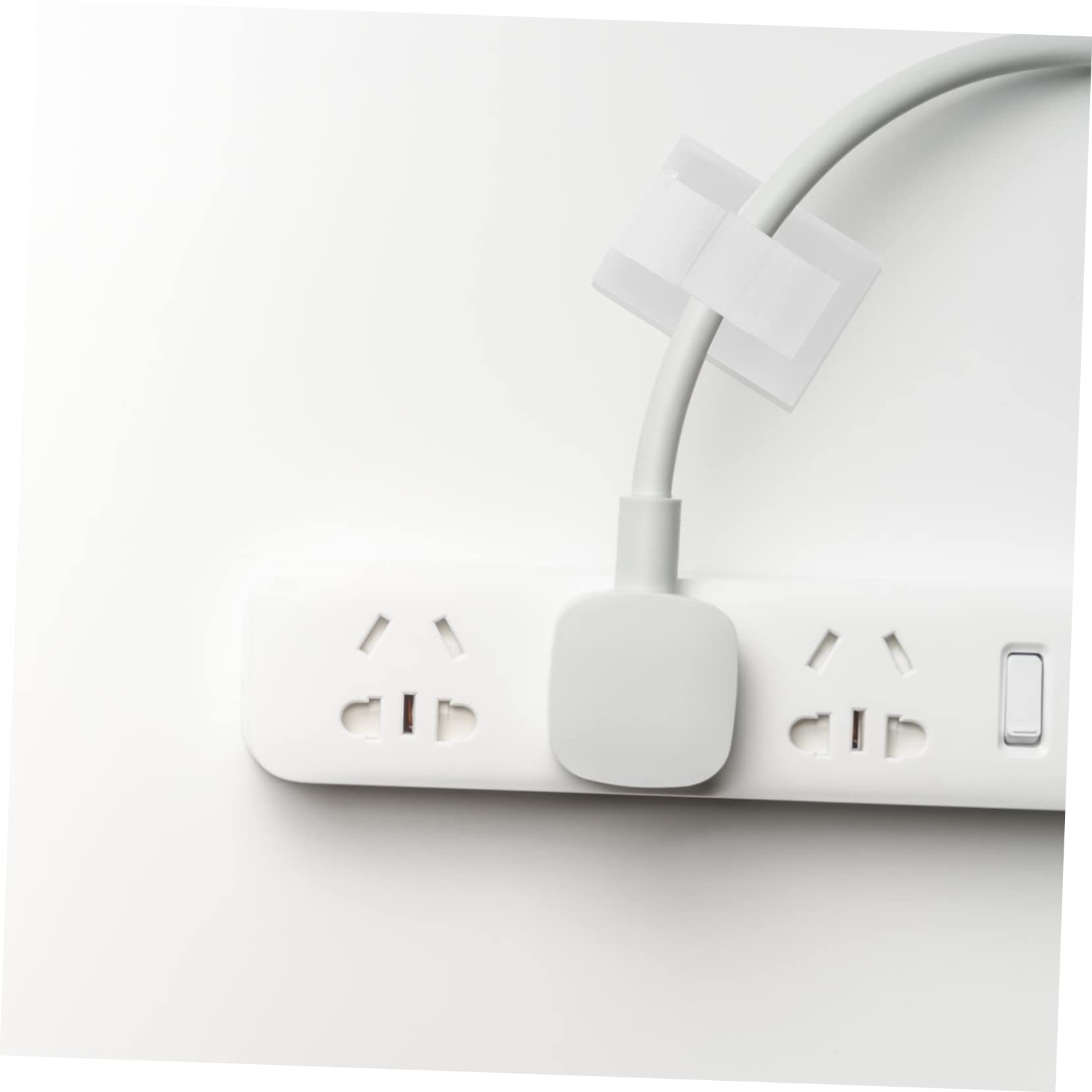 UPKOCH 2 Sätze Kabelhalter Kabelclips Selbstklebende Drahtclips Für Schreibtischkabel-organizer 100 Stück * 2