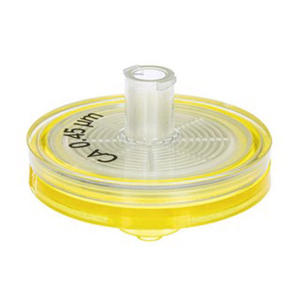 GVS FJ25ANCCA004FD01 ABLUO Syringe Filter, Acrylic Housing, 0.45 µm, 25 mm Diameter, Cellulose Acetate (Pack of 500)