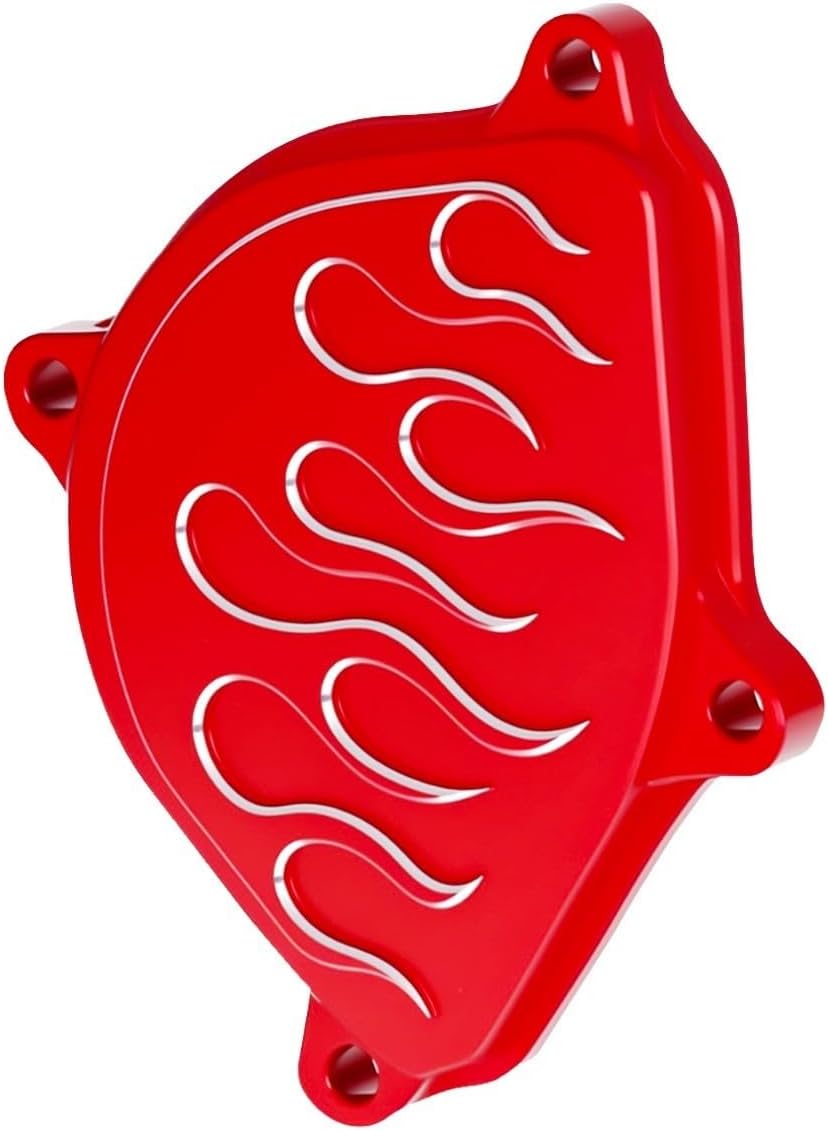 3D KLX110 Engine Cam Cover Accessories Compatible With KLX 110 KLX110L KLX110R 2002-2025 / Z125 Pro 2017-2025 V2 Race Head Camshaft Covers (Red)