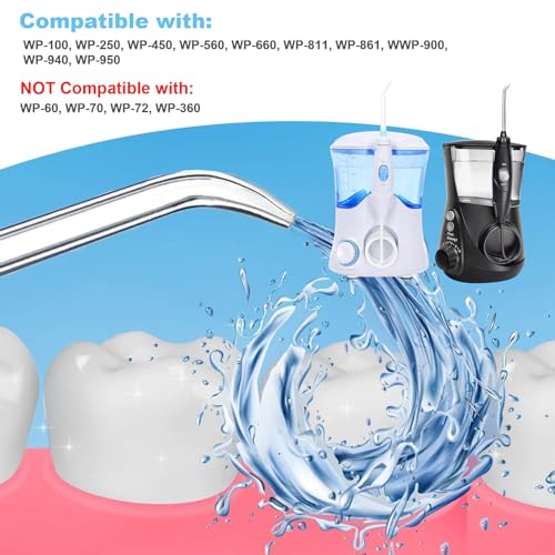 Standard Ersatz Jet Tips für Waterpik, 7Stk Munddusche Ersatz-Strahlspitzen Set, Wasser Flosser Spitzen Ersatz, Hochdruck Parodontal Tips, Munddusche Orthodontic Aufsatz für Zahnspangen Zahnersatz