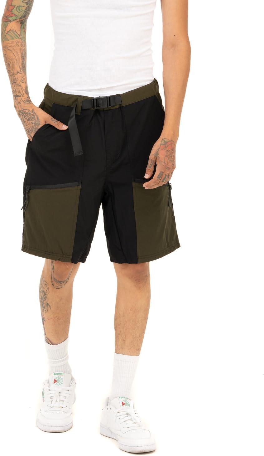 Pro Club Men's Performance Stretch Nylon Hiking Short - 9 Inch Inseam