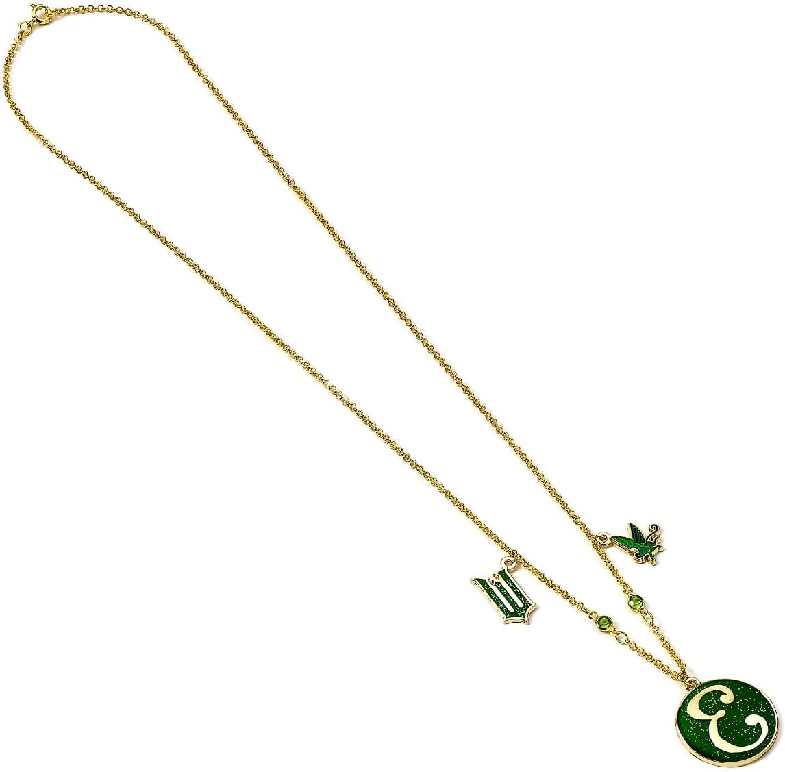 WICKED Elphaba Necklace and Stud Earrings Gift Set, One Size, Zinc alloy - 93% zinc + 3% copper + 4% aluminum, No Gemstone