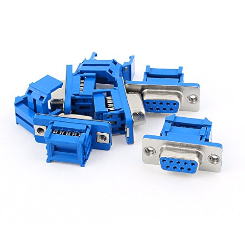 Conectores DB9 9 pines IDC tipo hembra x5 miniatura 1