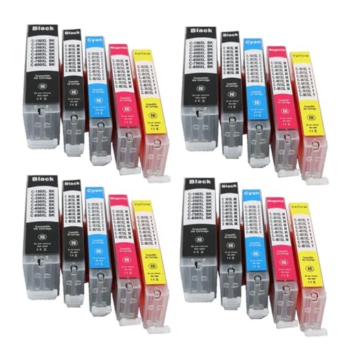 Cartuccia dinchiostro compatibile PGI250 PGI-250 CLI-251 per stampanti MG5420 MG5422 MG5520 MG5522 MG6420 IP7220 MX922 IX68205Color 4set