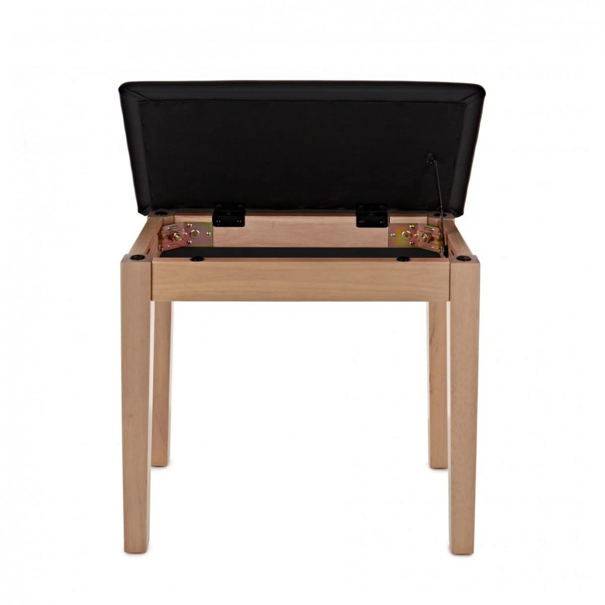 Gear4music Tabouret de Piano avec Rangement Chêne Clair