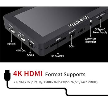 Amazon.co.jp: Feelworld F6 PLUS 外部モニター カメラモニター