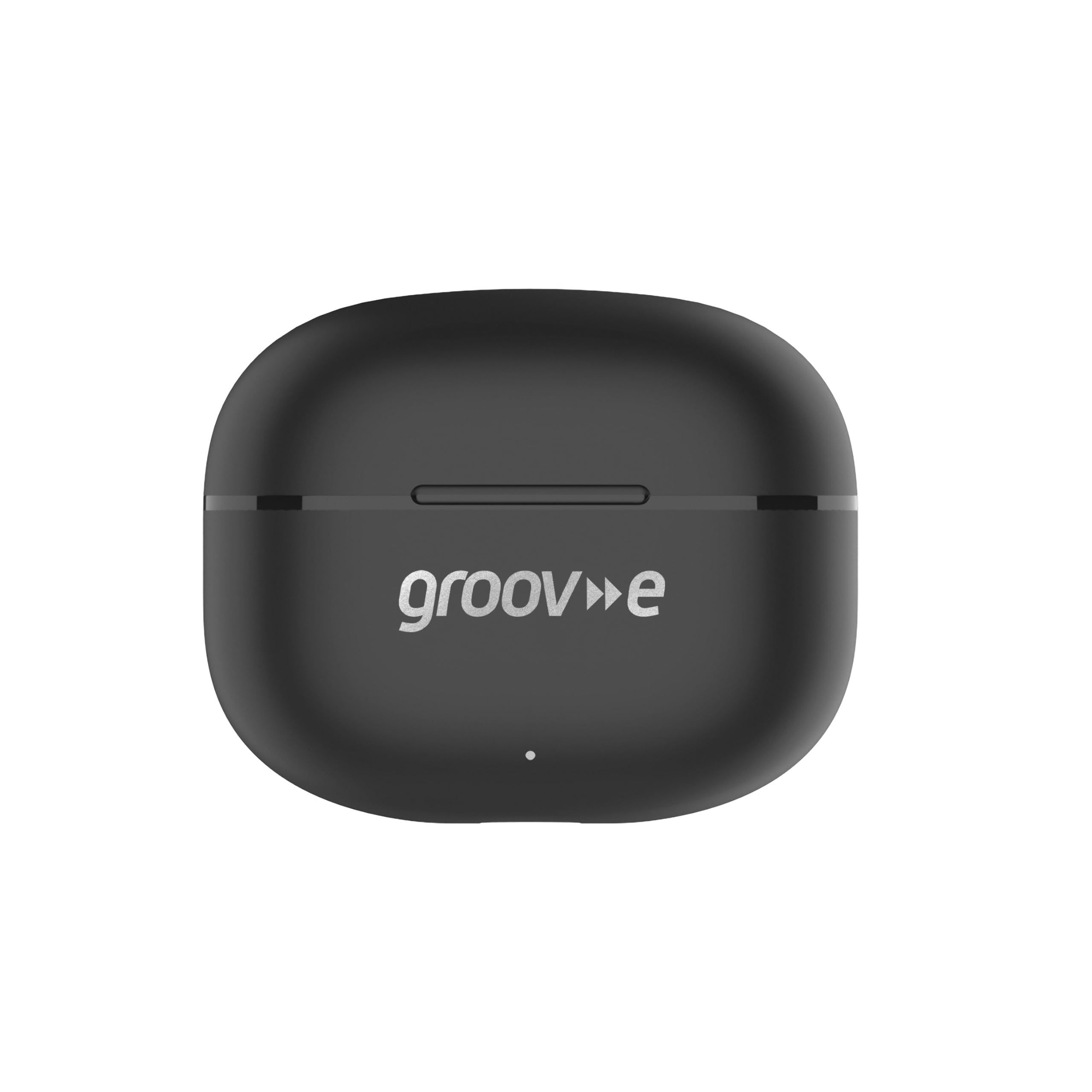 groov e Jive Buds True Wireless Earphones with Charging Case - Black - True Wireless Stereo, 15 Hours of Playback, Touch Control, Voice Assistant Support, Enjoy Music Anywhere
