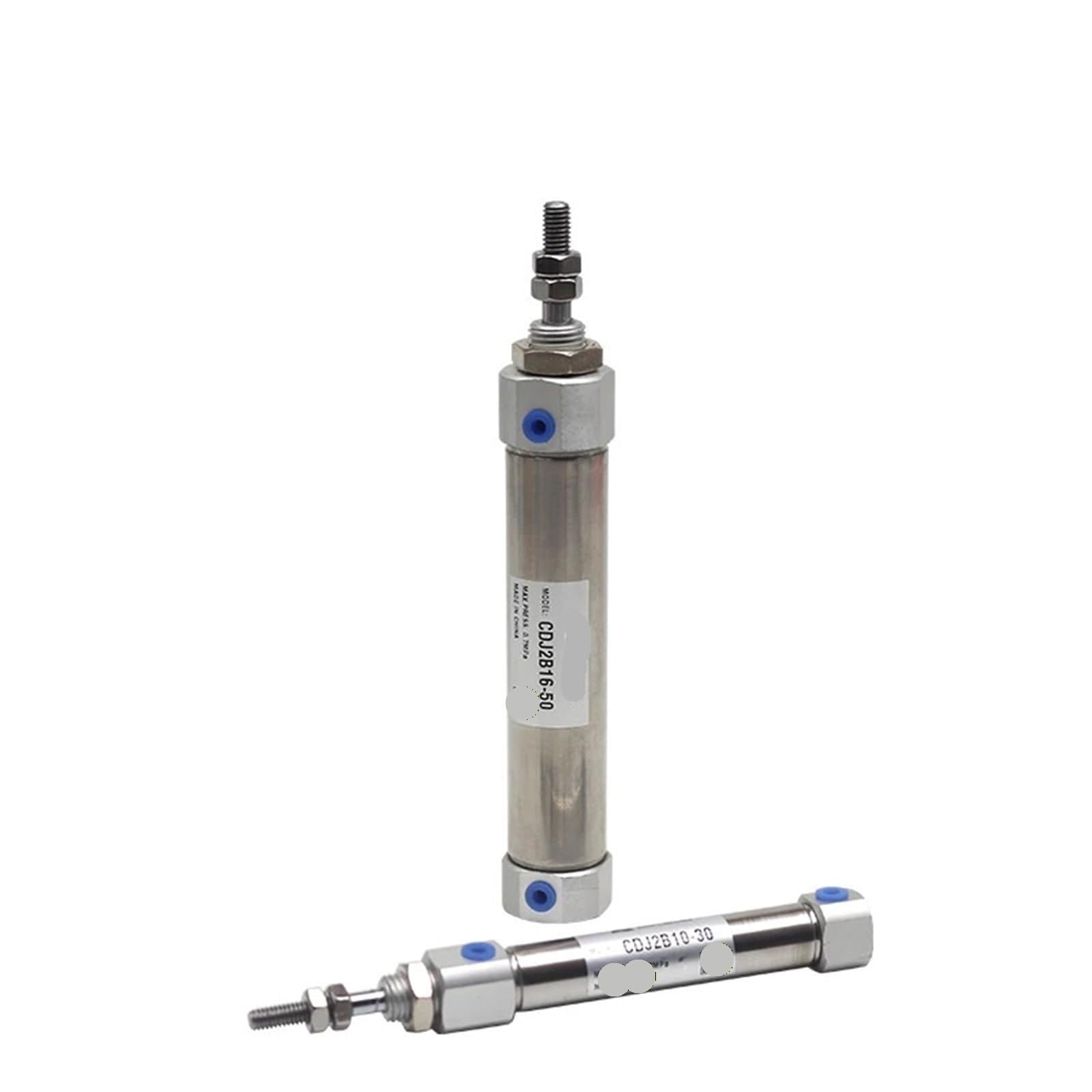 Mini-Doppelwirkungs-Pneumatikzylinder CDJ2B10-5, 5–200 mm, Luftzylinder for hydraulische Hebeanwendungen, 1 Stück(55mm)