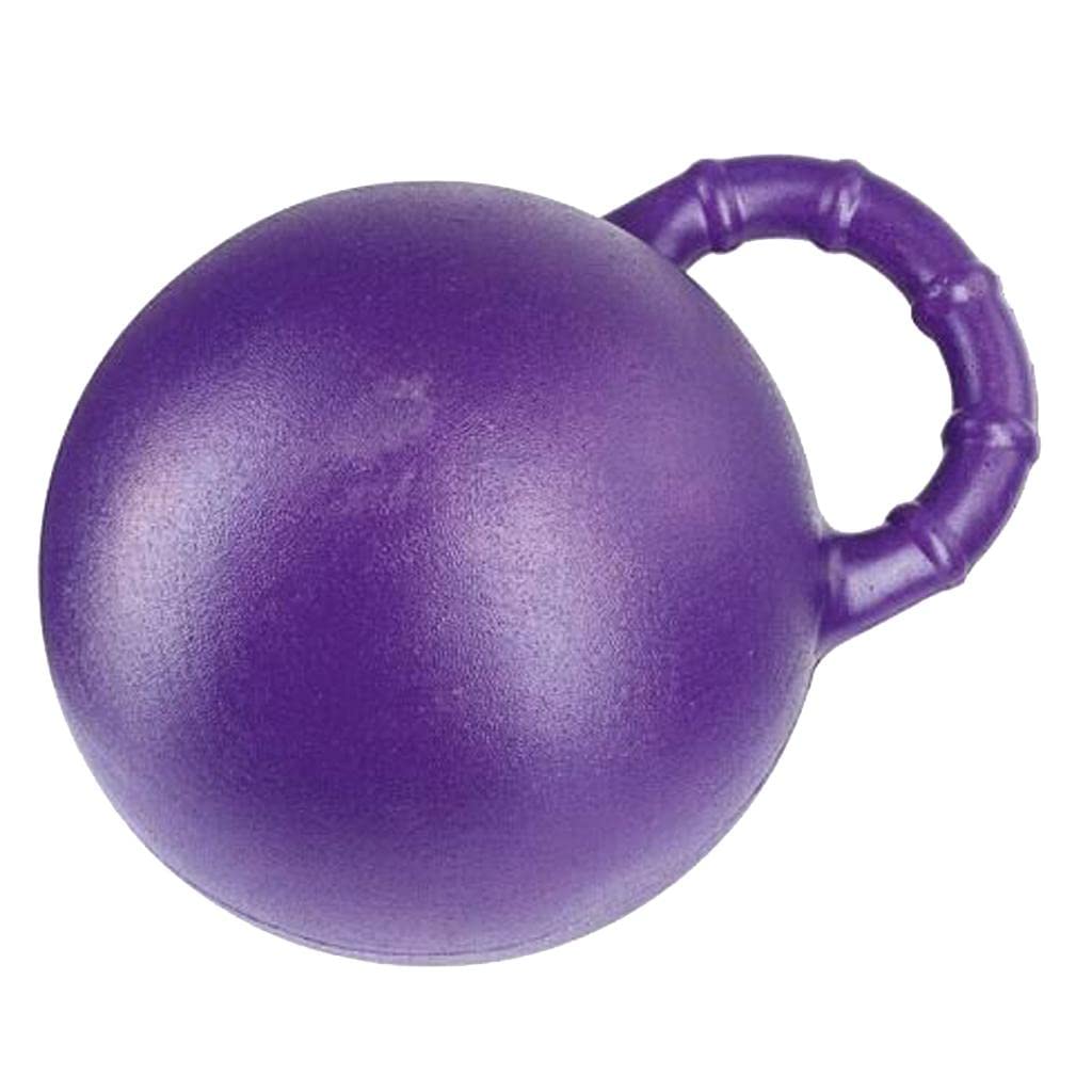 Bola de Goma Sólida Juguete de Caballo Pequeño Resistente con Asa Aroma Frutas Adecuado para Mascotas Juegos y en Animales de Granja