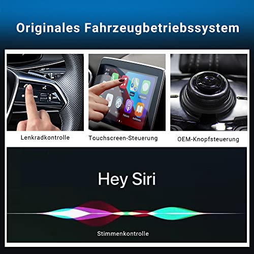 OTTOCAST Draadloze carplay adapter, Apple Wireless Carplay Dongle, Plug & Play, 5GHz WiFi, Auto Connect, geen vertraging, online -update, voor OEM bedrade Carplay Cars, model jaar na 2016 - Afbeelding 6