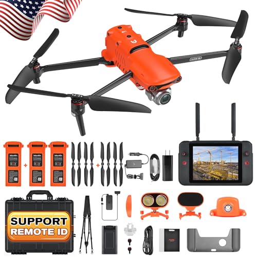 [Version 3] Autel Robotics EVO II Pro Enterprise V3 Bundle, 2023 NEWEST 6K 1" CMOS Sensor UAV, 15km HD Video Transmission, 42Mins Flight Time, ADS-B Receiver&Data Encryption, 7.9" Smart Controller&Expanded Accessories, Extra Propellers&Landing Pad EVO 2 Pro Enterprise Ver. 3 Fly More Combo for Public Safety/ Traffic