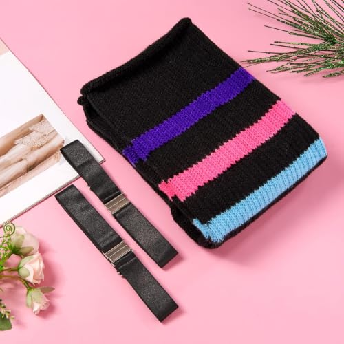 Image of LOUSGUTA Plus Size Thigh High Socks for Thick Thighs- Extra Long Womens Cable Knitted Over Knee High Leg Warmer