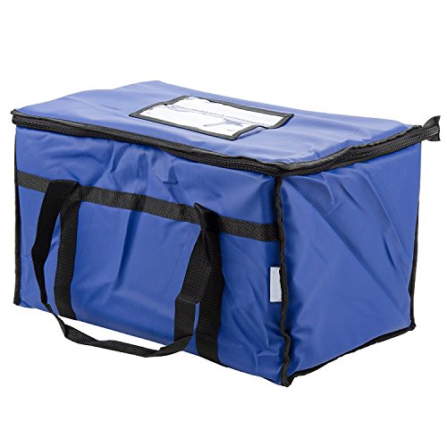 🛒 Flash Sale Restaurantlinenstore Insulated Food Delivery Bag Pan Carrier, 23 x 13 x 15-Inches (Blue)