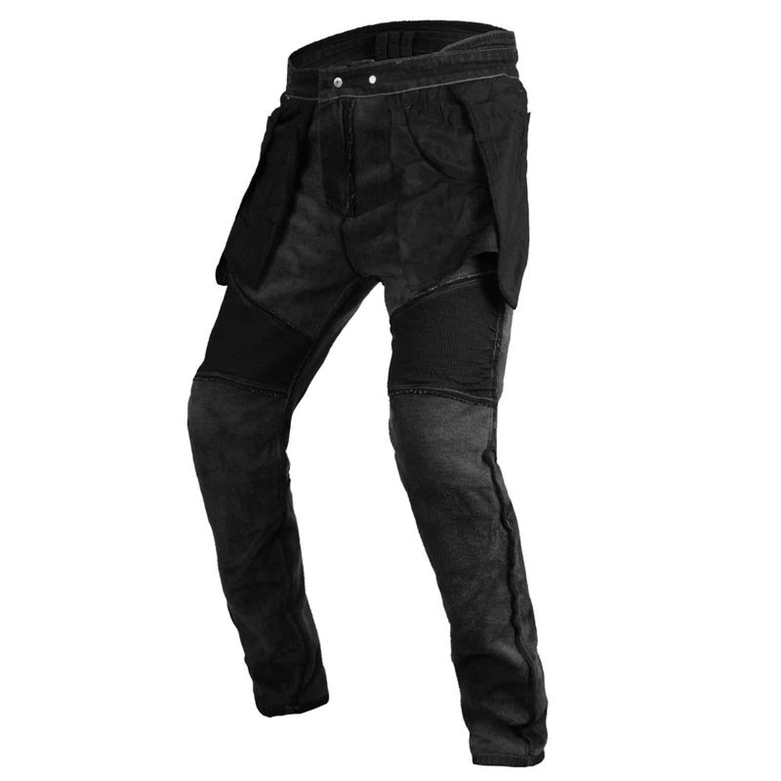 Pantaloni Biker Invernali Pantaloni Protettivi da Moto Pantaloni in Denim Rinforzato Protettivo Foderato Approvato CE Rimovibile Armato Denim Modern-Fit