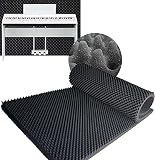 SDKFJ Schallabschirmung Schallschutzschaum Akustikschaumplatte Schalldämmung Schallabsorption Schalldichte Dämpfungsmatte, Klavier/Heim/Studio schalldicht, 2X1.5M 0705