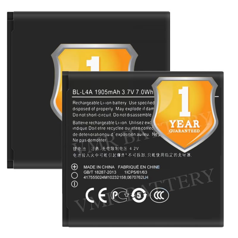 Image of Original BL-L4A Battery Compatible for Microsoft Lumia 535 (RM-1089) | Lumia 535 Dual Sim (RM-1090) - (1905mAh) - 1 Year Warranty K7
