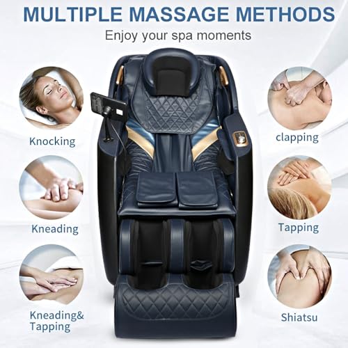 Image of R10 Massage Chair for Comfort and Relaxation | 7D Massage Technology, Intelligent AI Body Scan, Advanced SL Track System | Zero Gravity Positioning & Bluetooth Speaker | Voice Control