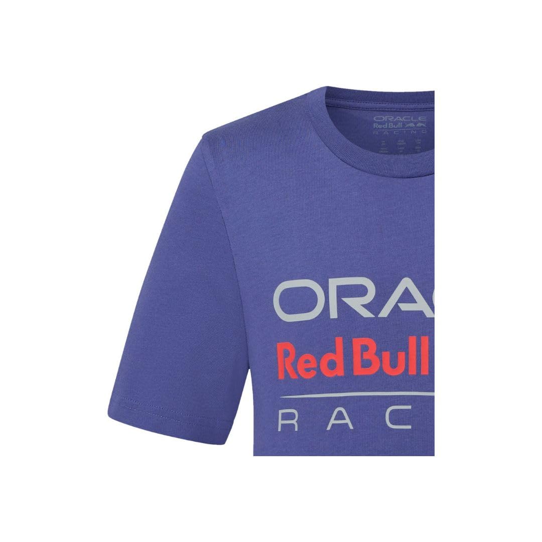 Castore Red Bull Racing F1 dziecięca koszulka z dużym logo z przodu, NIEBIESKI, M