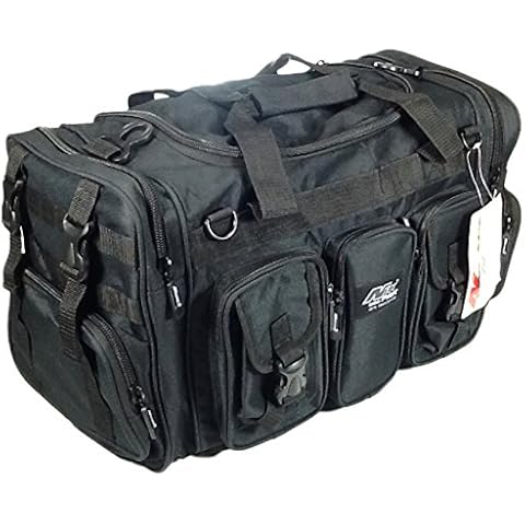 NexPak 22" 2600cu.in Tactical Duffel Range Bag TF122 (Black) Cover