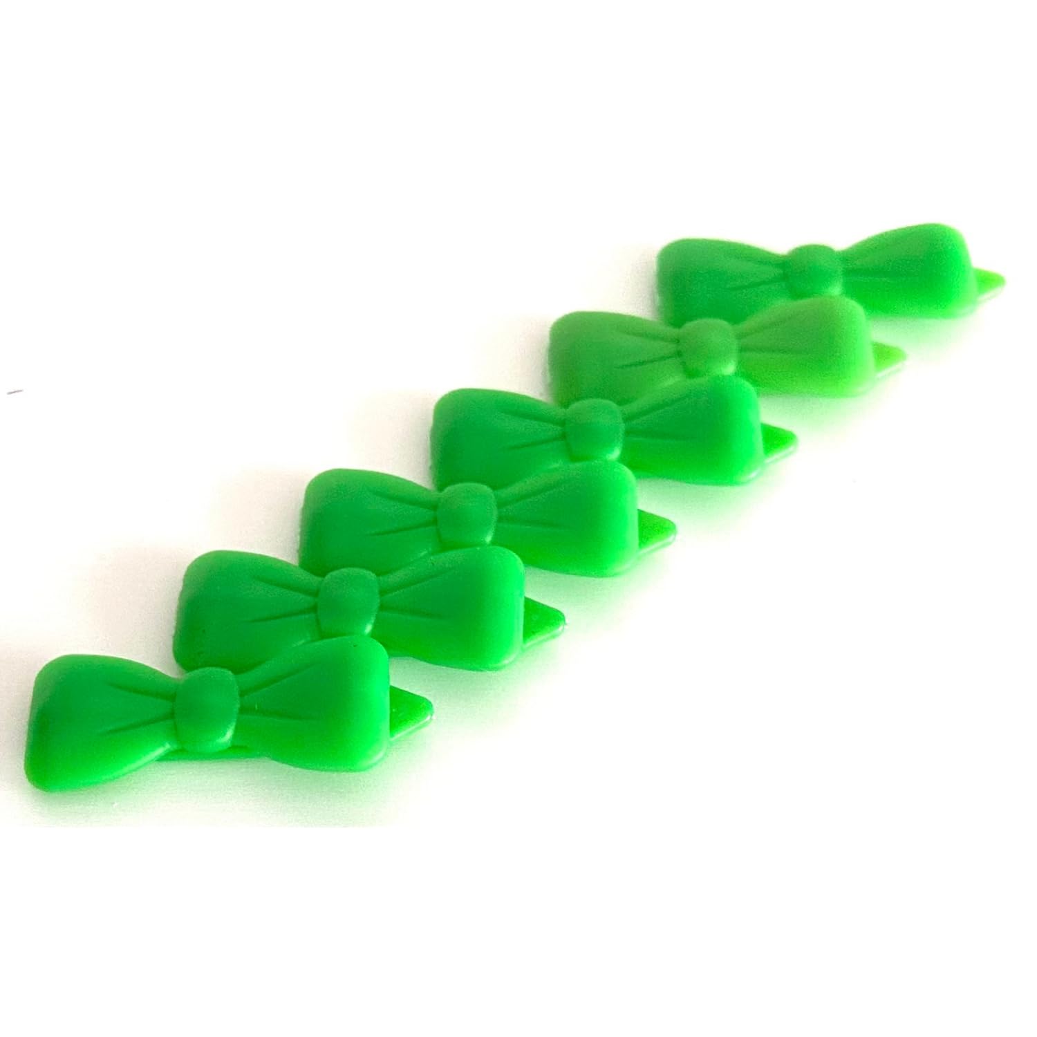 Hair Bow Hair Clip for Pets Dog Hair Clip 6 Pieces Pure Green 78 โ image 1