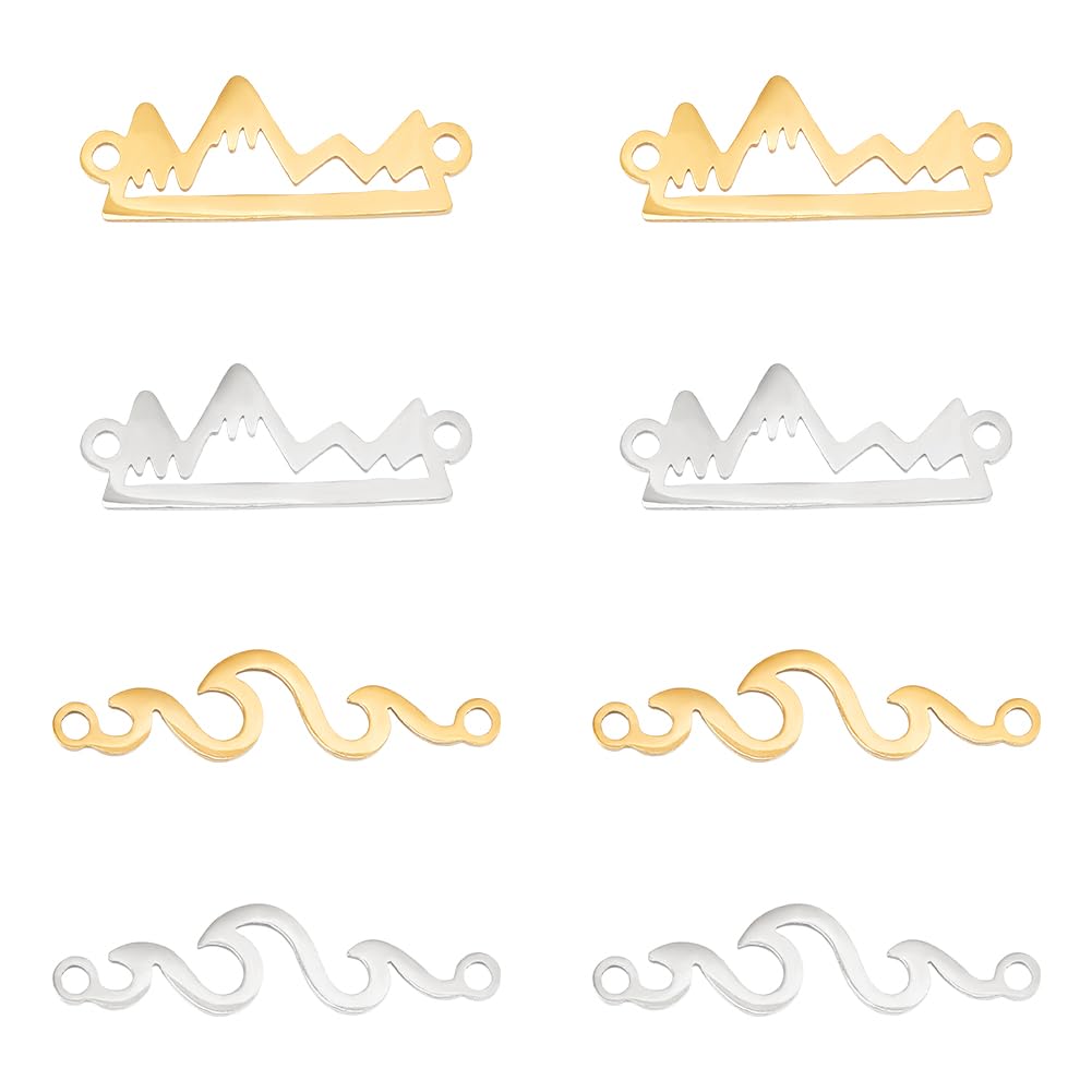 UNICRAFTALE 4 Pz Portachiavi Montagna 2 Colori In Acciaio Inox Portachiavi Diviso Rotondo Cavo Montagna Portachiavi Viaggio Gioielli Wanderlust Avventura Regalo E Borsa Zaino Ornamento - 6