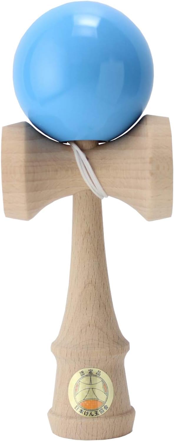 Yamagata Koubou Competition Kendama "Ozora" (Japan Kendama Association Certified), Solid Color, Light Blue : Toys & Games