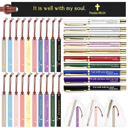 Marque-pages en cuir avec verset de la Bible Spakon, accessoires de motivation