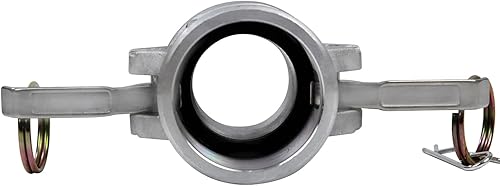 Miniatura 5 de Quafwia 2 accesorios de bloqueo de leva de aluminio (1-12 pulgadas Parte B) accesorios de manguera de ranura de leva, adaptador macho hembra NPT